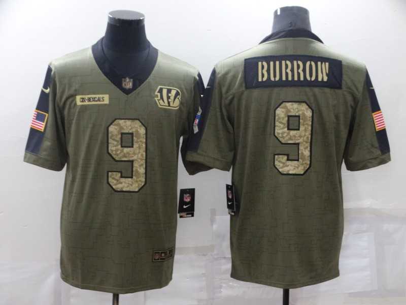 Nike Bengals 9 Joe Burrow Olive Camo 2021 Salute To Service Limited Jersey Dzhi,We sell and wholesale Nike Bengals 9 Joe Burrow Olive Camo 2021 Salute To Service Limited Jersey Dzhi on line form chian!